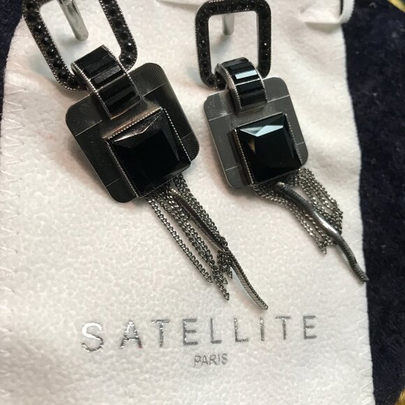 Satellie Paris Jewelry Earings. NEW. - Picture 5 of 6